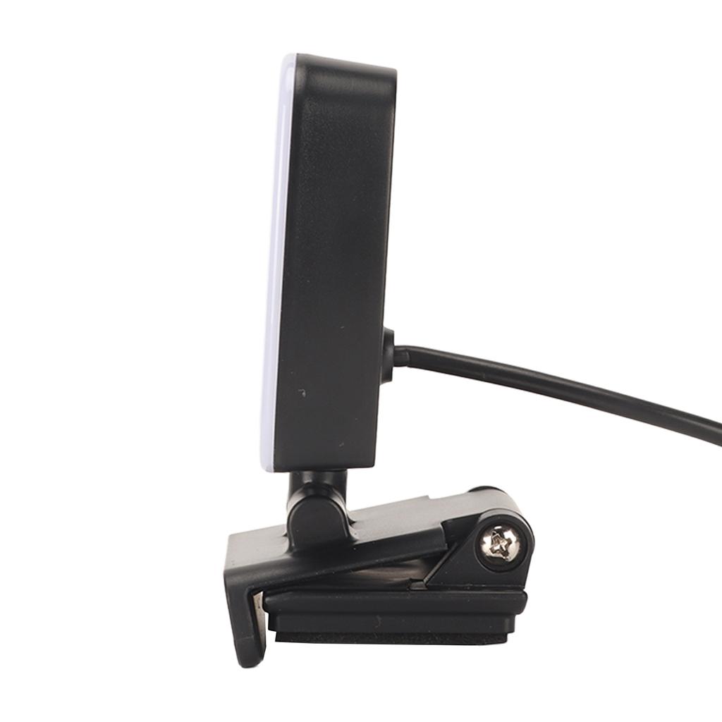 Webcam Light USB 3 Light Colors 10 Dimming Modes Flexible Rotatable Mini Video Light for Laptop Meeting Education