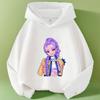 Hoodies Girls' Long Sleeved Jackets Children's Printed Hoodies Fashionable Pullovers Children's Tops