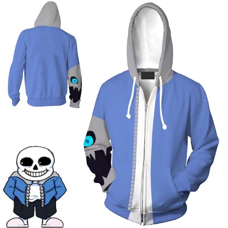 Игра Undertale Санс 3D Косплей Толстовка Куртка Мягкий Удобный Дизайн Для Всех