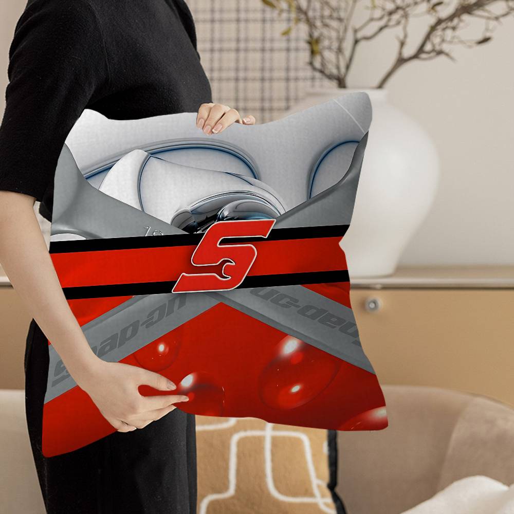 S-Snap On Logo Pillow Cushion Cover Pillowcase Living Room Sofa Home Decor