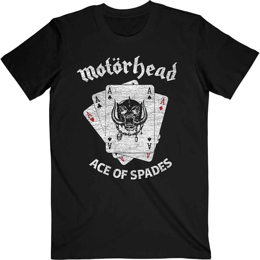 Motorhead Flat War Pig Aces Official Tee T-Shirt Mens