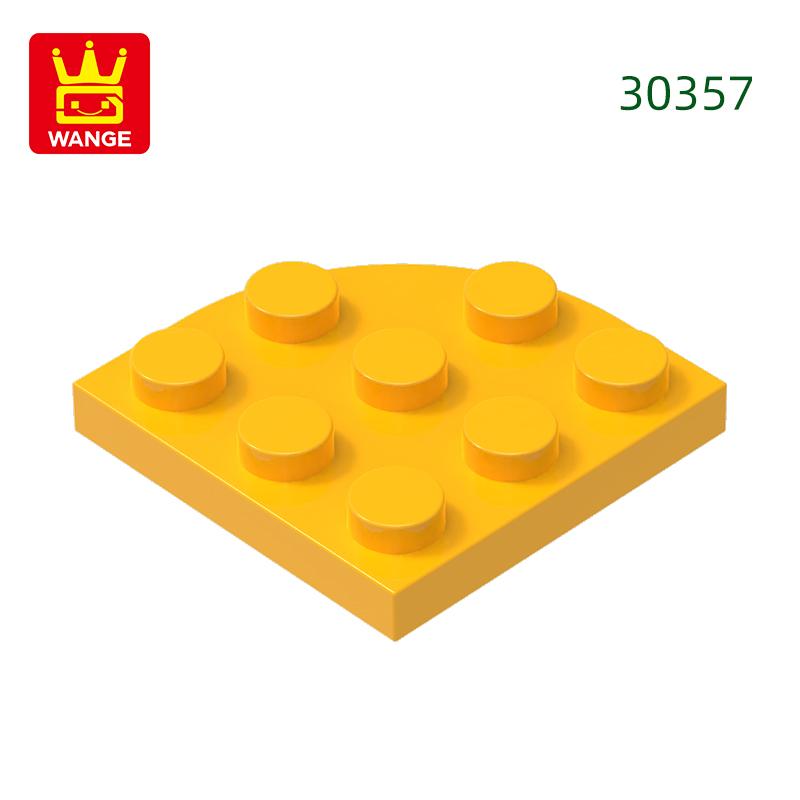 Нетоксичные 86 шт./лот Угловые закругленные Блок 3x3 Moc Цветные Аксессуары Совместимые с Изогнутым Кирпичом DIY Игрушки Для Детей Технические Детали