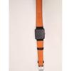 Used SEIKO QUARTZ Square Watch Black Leather Strap