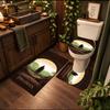 Lord Rings 3Pcs Personalized Customization Bathroom Mat Set Toilet Lid Cover And Rug Ushaped Bath Mats Nonslip Door Mat Decoration