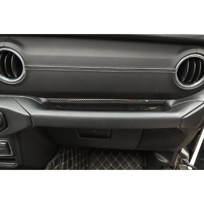 Автомобильный второй пилот, центральная консоль, ручка, декоративная накладка для Jeep Wrangler JL Gladiator JT 2018-2023, интерьер