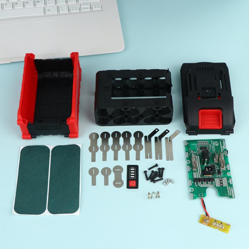 Корпус для Li-аккумулятора 21700 36V 100A для проектов Power Bank Прочный DIY корпус-коробка с платой BMS