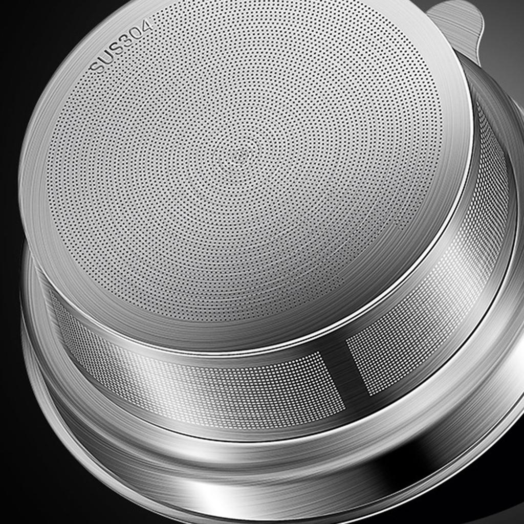 Multifunctional Frying Oil Filter Pot for Kitchen Use Glass Storage Jar with Deep Strainer for Cooking Enthusiasts