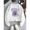 Street Woman Pullover Nashville Music Cith Poster Printing Hoodie Crewneck Loose  Soft Sweatshirt Autumn Female Clothes