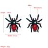 Women Funny Drop Earrings Titanium Steel Alloy Pendant Earrings Acrylic Colorful Crystal Spider Geometric Ear Ornaments