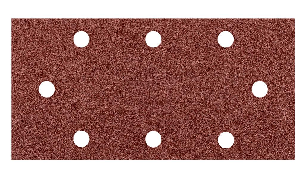 Papiery Ścierne Na Rzep 93 X 185 Mm, P60, 5 Szt., Z 8 Otworami