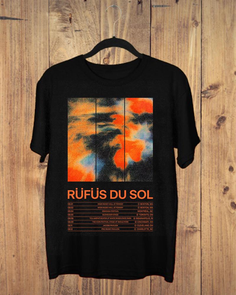 Rufus Du Sol Летний Тур Подарок Для Фаната Полный Размер S-5XL SS825 Унисекс Футболка