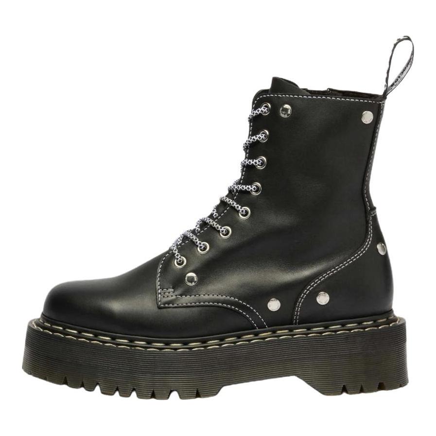 Dr. Martens Универсальные винтажные ботинки Jadon из кожи 5 см Унисекс Черный 43031001