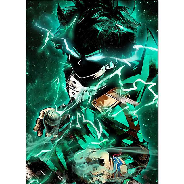 My Hero Academia Poster Picture Manga Japanese Anime Wall Art Canvas Painting Bedroom Living Room Home Bedroom Decor Cuadros