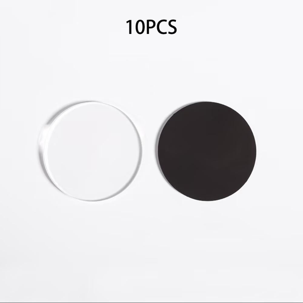 10pcs Clear DIY Fridge Magnet Kit Handmade Acrylic Fridge Magnets Material Kit Home Office Display Transparent Photo Magnets