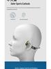 AKZ-G9 Вибрационные Bluetooth-наушники с костной проводимостью, слотом для карты, цифровым дисплеем, дизайном на шею и долгим временем работы от аккумулятора.