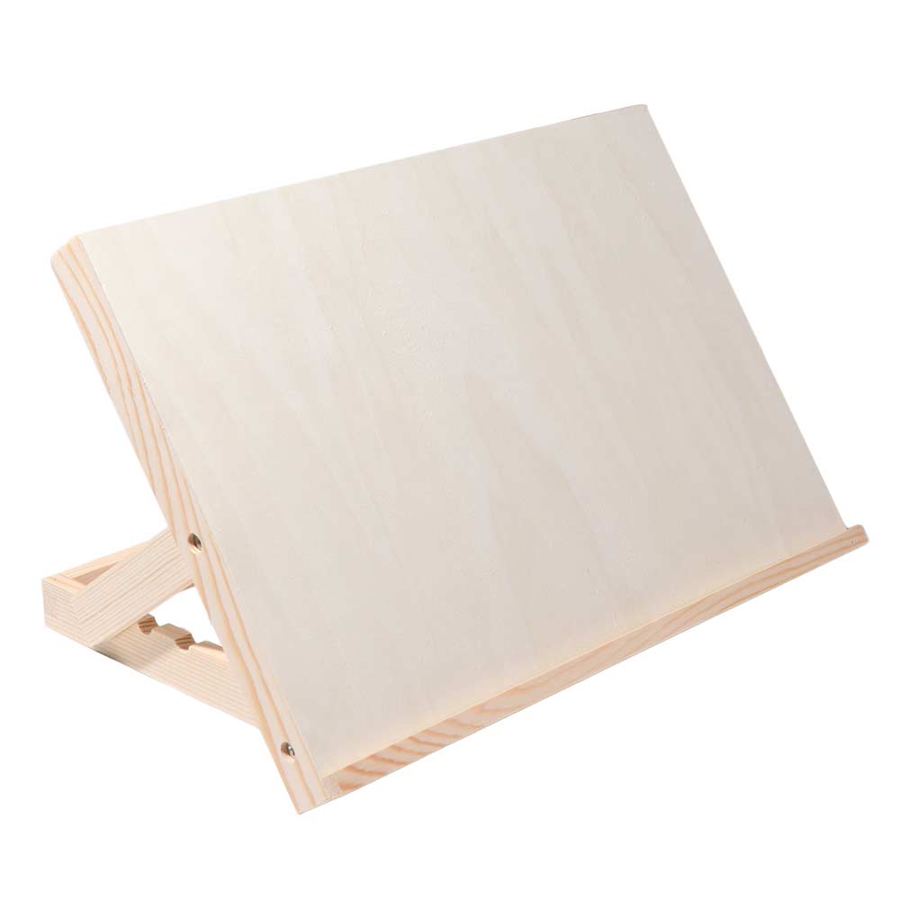 Adjustable Angle Wooden Table Easel Portable Painting Holder Tilted Drawing Board  Outdoor Painting
