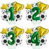 32-Inch Digital Football World Cup Themed Aluminum Film Balloon Set Trophy Photo Scene Arrangement Atmosphere Decoration