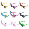 Hawaiian Tropical Party Sunglasses Flamingo Pineapple Fruit Shape Glasses Summer Luau Pool Beach Party Decoration Funny Glasses