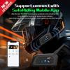Motorcycle Helmet Intercom 1500m 6 Riders System - HD Sound Quality with Noise Reduction and Bluetooth Music Sharing