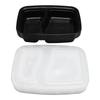 10pcs Take Out Containers Plastic Lunch Box Set Reusable Disposable Food Storage Containers for School Office Travel