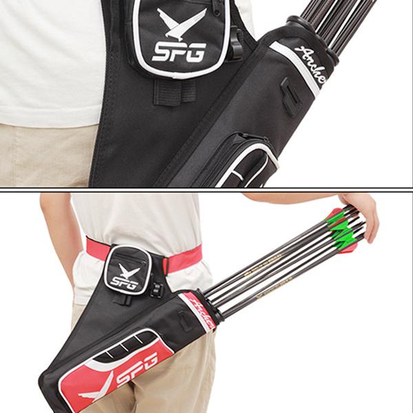 Трехтрубный поясной подвесной колчан, сумка для лука и стрел, соревнования, снаряжение для стрельбы из лука на открытом воздухе