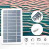 5V Small Solar Panel with USB DIY Monocrystalline Silicon Solar Cell Waterproof Camping Portable