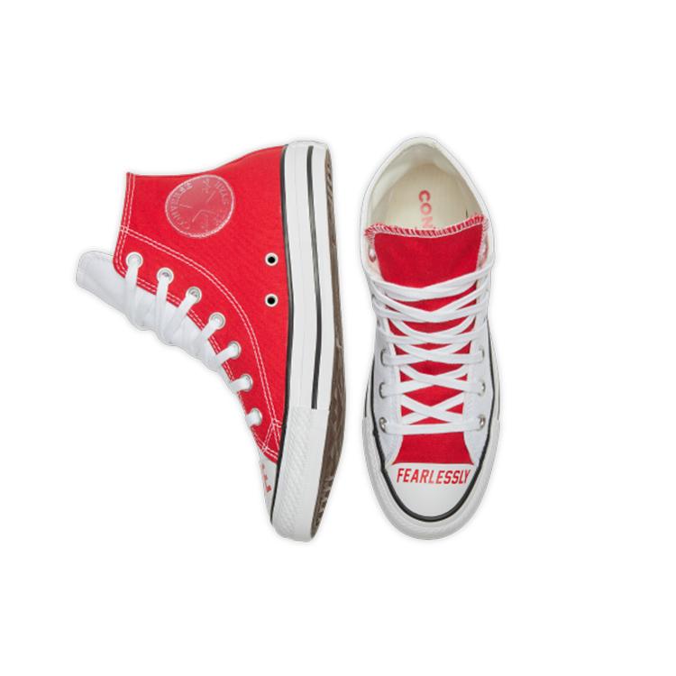Converse Любите бесстрашно Кеды Chuck Taylor All Star 'Красный Белый' Женские 567310C