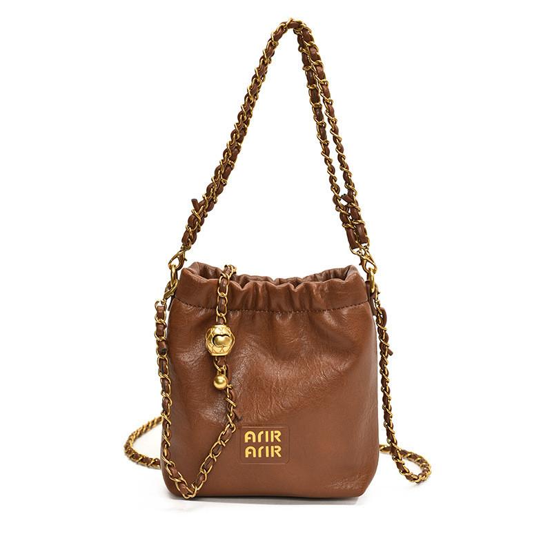 Korean Contemporary Style Children Bucket Bag Crafted From Breathable Durable Pu