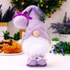 Adorable Purple Lavender Doll Plush Gnome Unique Decoration For Mother's Day Festivities
