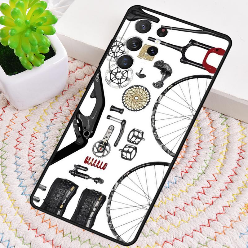 Cycling Heartbeat Bike Phone Case for Samsung Galaxy note 10 pro S26 Ultra S23 S24 FE S25 S21 S22 PLUS shockproof Cove