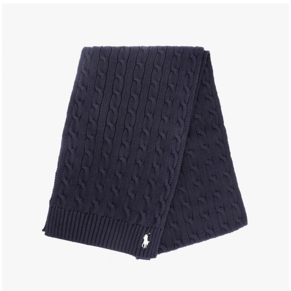 Polo Ralph Lauren Wc0525 411 Pony Cable Knit Muffler