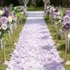2pcs Artificial Crescent Flower Swag Wedding Arch Decor Fake Floral Finished for T Stage Road Lead Party Ceremony Event Supplies