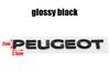 1pcs 3D Peugeot ABS Car Rear Letter logo sticker Rear Bumper tail door trunk sticker car rear Emblem sticker styling Accessories