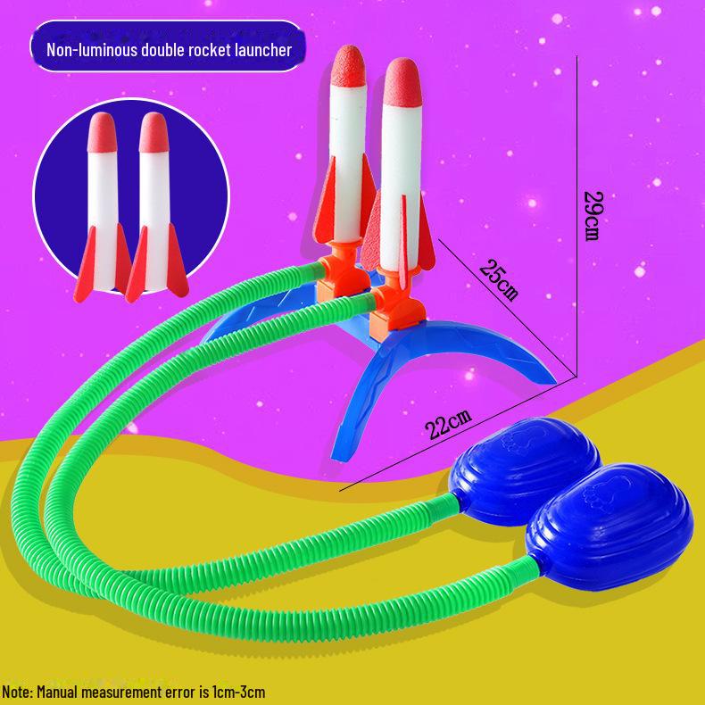 Светящаяся летающая ракета для ног для игр на открытом воздухе