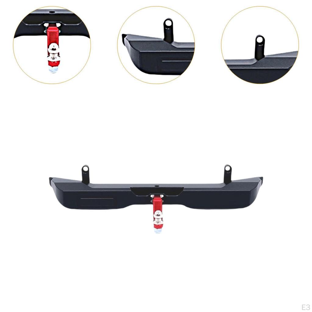 1/12 Удобные бамперы для радиоуправляемой машины со светодиодными фонарями, буксировочная проушина для H12Y H12Y+