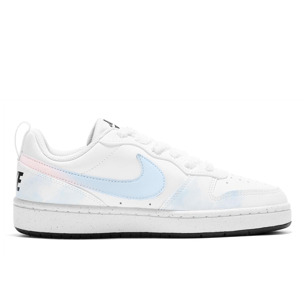 Nike Court Borough Maris Sal Milk Cat, Shopping Bag Height Increasing Lightweight Breathable Low top Skateboard Shoes DV5456-104(Team849-SBOX)