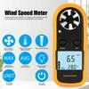 Mini Handheld Electronic Digital Anemometer LCD Wind Speed Temperature Meter Tester