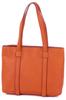 Tote Bag Genuine Leather Orange Women's DA-1033466-34