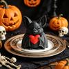 Милая красная летучая мышь-сердечко, 3D-печатное украшение на Хэллоуин, новинка, настольная скульптура для жуткой вечеринки, дома с привидениями, праздничный декор, забавный подарок для детей и летучих мышей