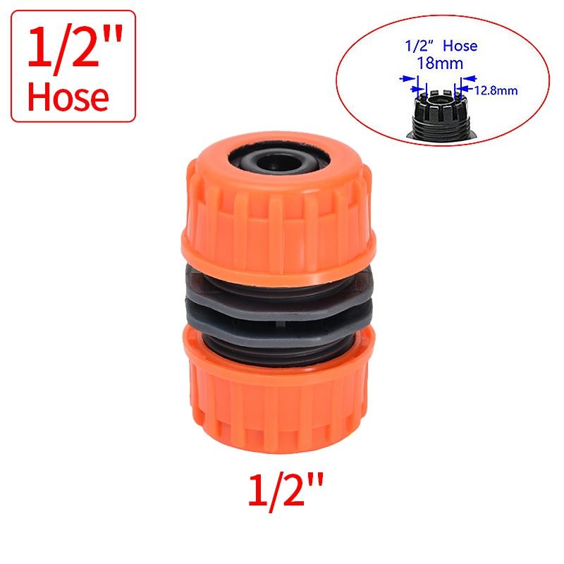 Hose Quick Connectors 1/2'' 3/4" Garden Quick Hose Connector for Garden Irrigation Water Pipe Extender Connector Accessories