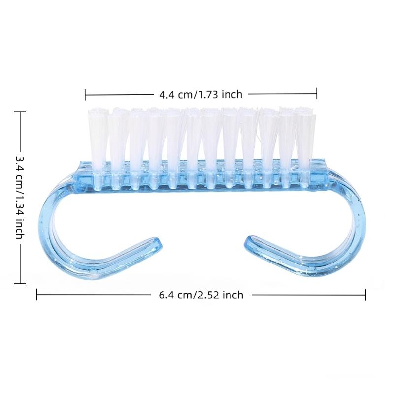 10/20 шт. Щетка для чистки ногтей, Пластиковая, Мягкая, Удаляет пыль, Уход за пальцами, Гель, Маникюр, Педикюр, Инструмент, Кисти для макияжа, Скрабирование