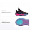 Кроссовки для баскетбола Li Ning Youth Yu Shuai Low, удобные, легкие, нескользящие, амортизирующие, износостойкие, с низким верхом, детские, черные, розовые, YKBS058-1