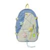 Contrast Backpack Backpack Large Capacity Junior High School Student Schoolbag