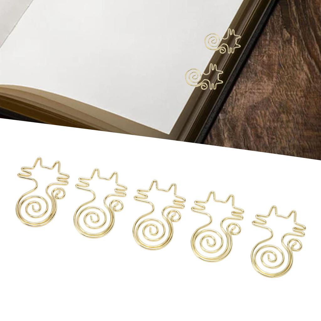 150 шт. скрепка в форме кошки, очаровательная, устойчивая к выцветанию, противоскользящая, забавная скрепка для офиса, школы, дома