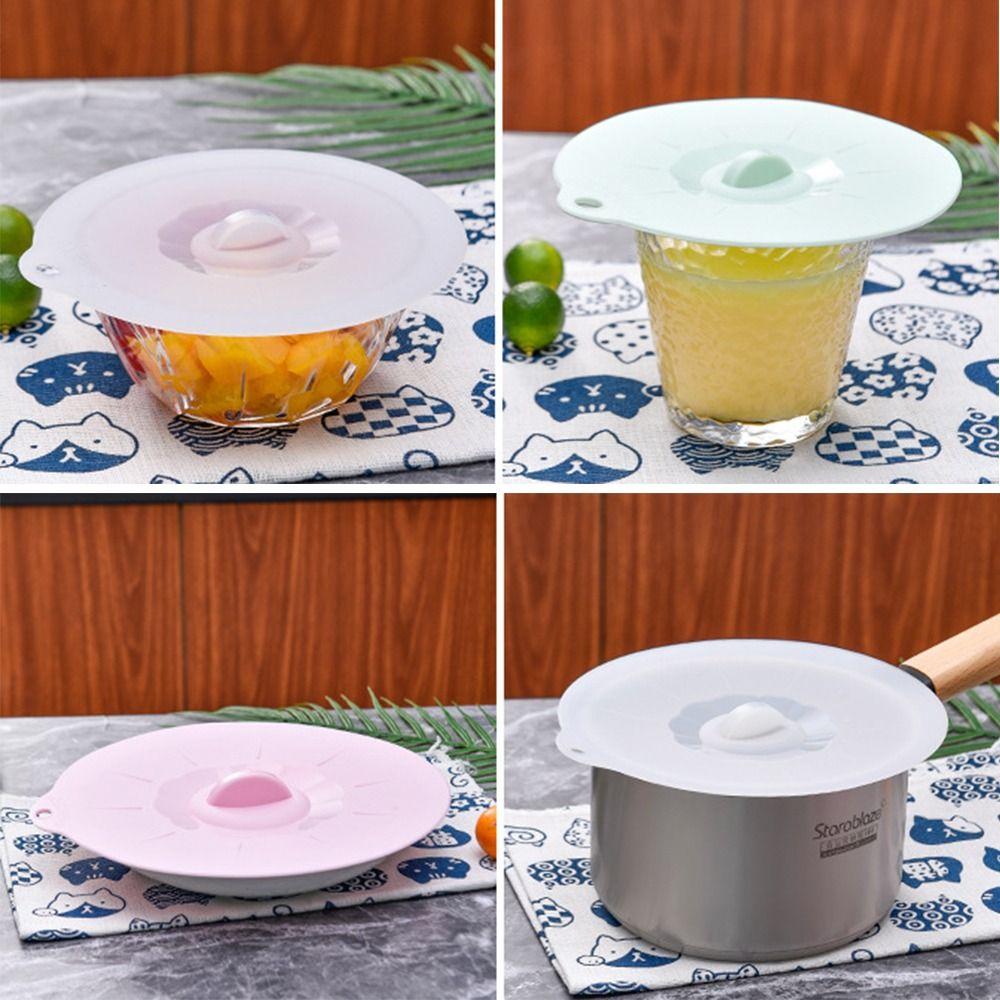 1pcs Leak-proof Sealed Cover Dust-proof Pot Lid Durable Fresh-keeping Lid  Kitchen Gadget