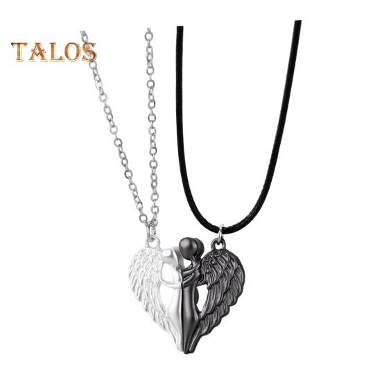 1 пара парных ожерелий для женщин и мужчин, подвеска для объятий, любовь, объятия, парное ожерелье, ювелирные изделия, подарок на годовщину