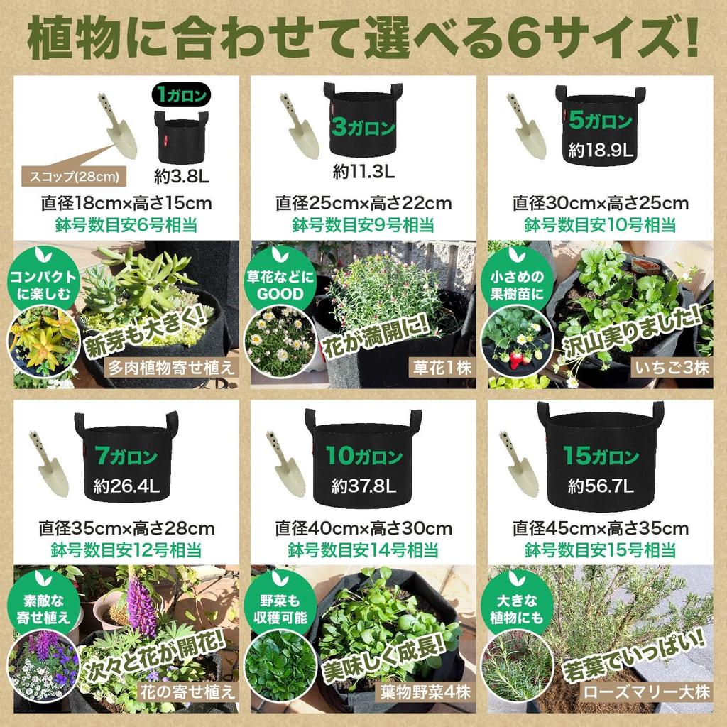 Корневая зона балкон овощ фруктовое дерево горшок кашпо крышка домашний черный 5 ширина 30 x высота 25 [Nesect] Нетканое кашпо, ограничение, культивирование,