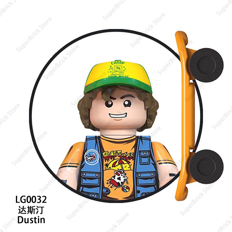 Montauk Upside Down World Building Blocks Demogorgon Vecna Eleven Mini Action Figures Bricks Model Movies Dolls Toys Kids Gift