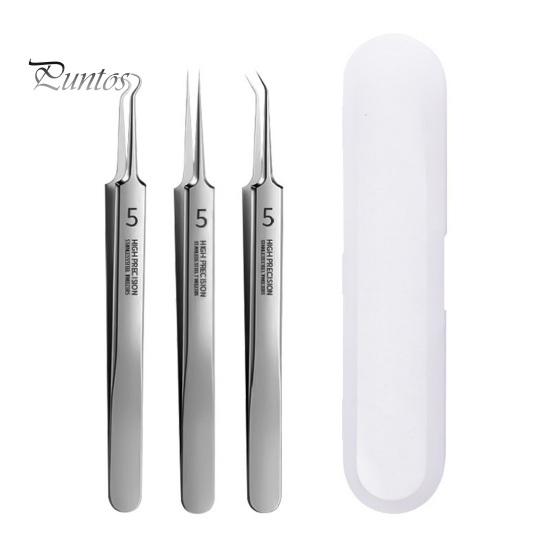 Ультратонкий Нет. 5 ячеек, зажим для прыщей, угрей, игла от прыщей из нержавеющей стали, пинцет, салон красоты, инструменты для очистки пор, ухода за лицом
