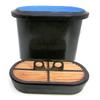 2Pcs Air Filter Fit for JCB 1400B 1550B 1600B 1700B 214 215 216 Backhoe Loader X 4CX Telehandler 531-70 32-925682 32-925683